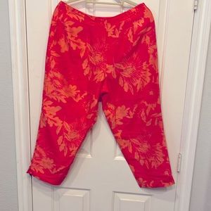 Silk cape pants